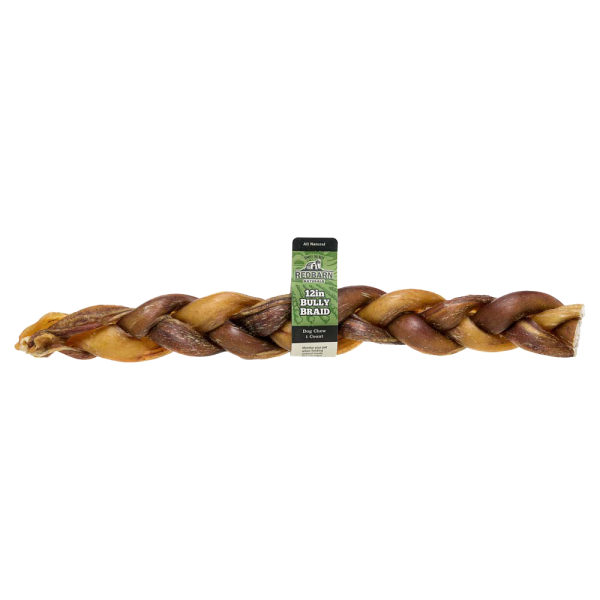 Redbarn Braided Bully Stick Dog Treat