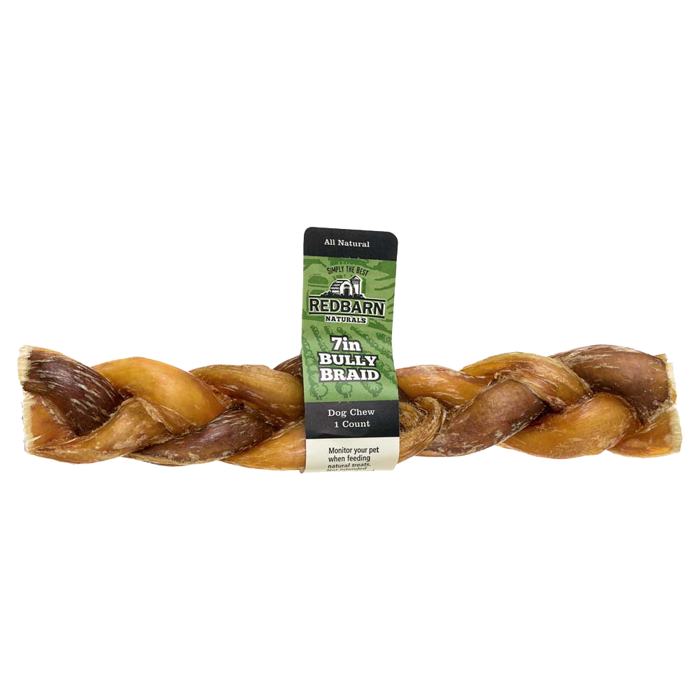 Redbarn Braided Bully Stick Dog Treat