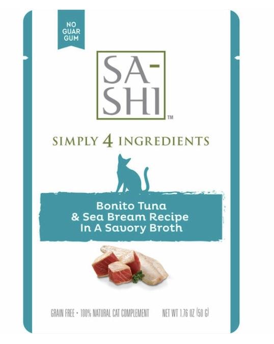Sa-Shi Tuna & Sea Bream Cat Topper