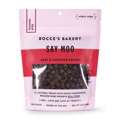 Bocce's Bakery Say Moo Training Bites Dog Treats
