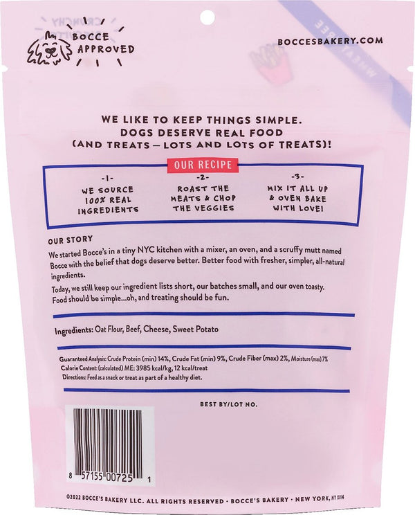 Bocce's Bakery Burgers & Fries Biscuits Dog Treats