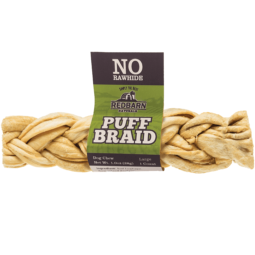 Redbarn Puff Braid Dog Treats