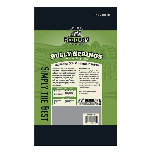 Redbarn Bully Spring Dog Treats