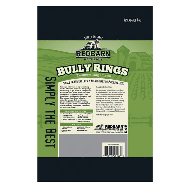 Redbarn Bully Rings Dog Treats