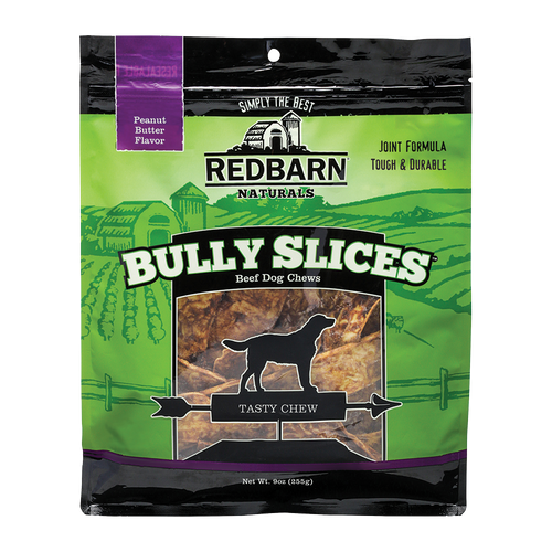 Redbarn Bully Slices Peanut Butter Flavor Dog Treats