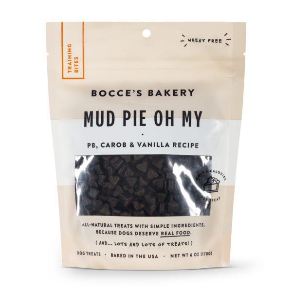 Bocce's Bakery Mud Pie Oh My Training Bites Dog Treats
