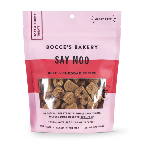 Bocce's Bakery Say Moo Soft & Chewy Dog Treats