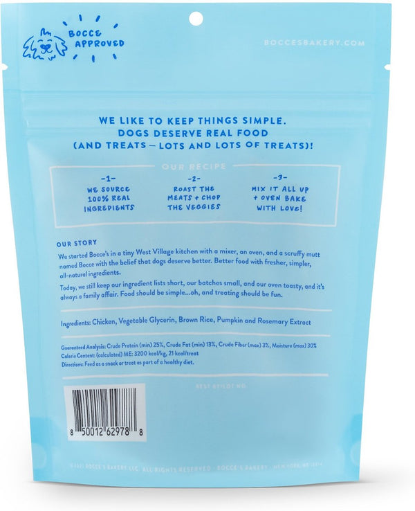 Bocce's Bakery Grazers Chicken & Pumpkin Dog Treats