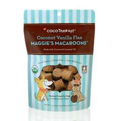 CocoTherapy Maggie's Macaroons Coconut Vanilla Flax Dog Treats