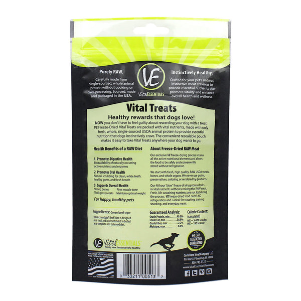 Vital Essentials Beef Tripe Freeze Dried Dog Treats
