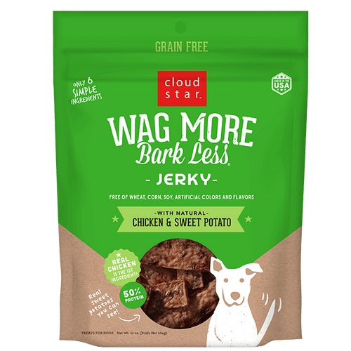 Cloud Star Wag More Bark Less Chicken & Sweet Potato Jerky Dog Treats