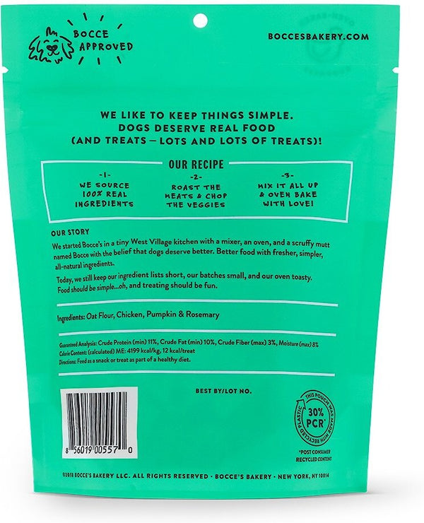 Bocce's Bakery Sunday Roast Crunchy Biscuits Dog Treats