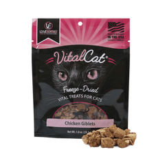 Vital Essentials Freeze Dried Chicken Giblets Cat Treats