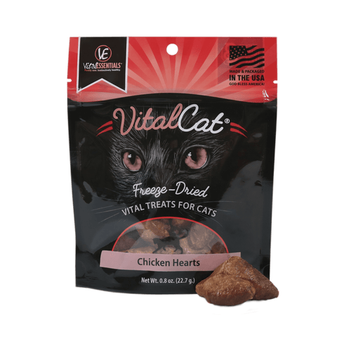 Vital Essentials Freeze Dried Chicken Hearts Cat Treats
