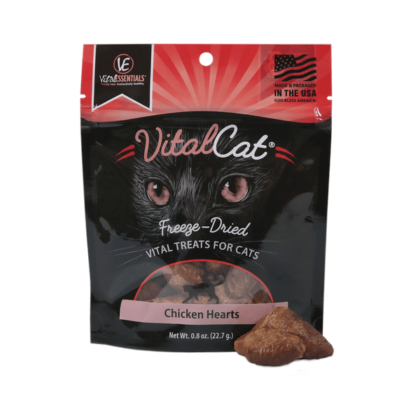 Vital Essentials Freeze Dried Chicken Hearts Cat Treats