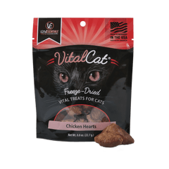 Vital Essentials Freeze Dried Chicken Hearts Cat Treats