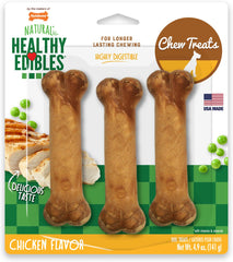 Nylabone Healthy Edibles Chicken Flavor Dog Chew Treats