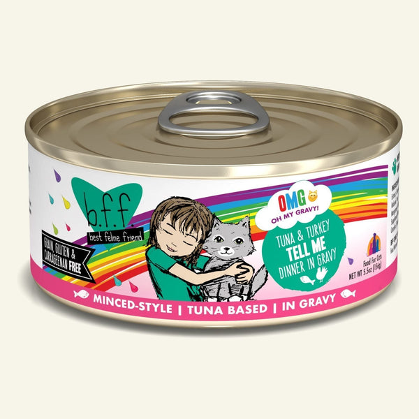 Weruva B.F.F. Omg! Tuna & Turkey Tell Me Canned Cat Food