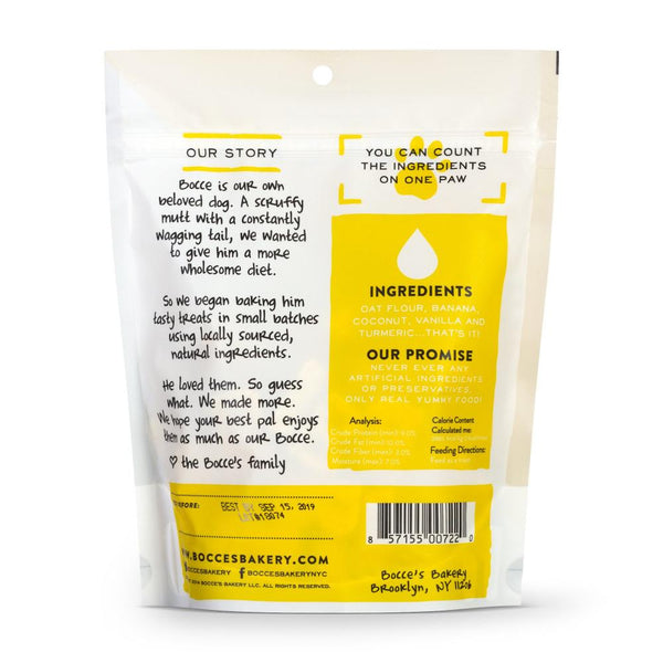 Bocce's Bakery Turmeric Latte Biscuits Dog Treats