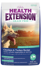Health Extension Grain Free Chicken & Turkey Recipe Dog Food
