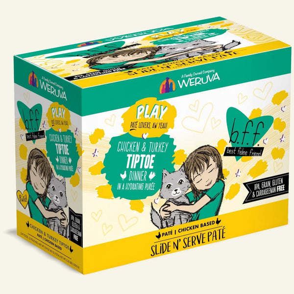 Weruva B.F.F. Play Chicken & Turkey Tiptoe Pouch Cat Food