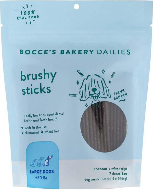 Bocce's Bakery Brushy Sticks Dental Dog Treats