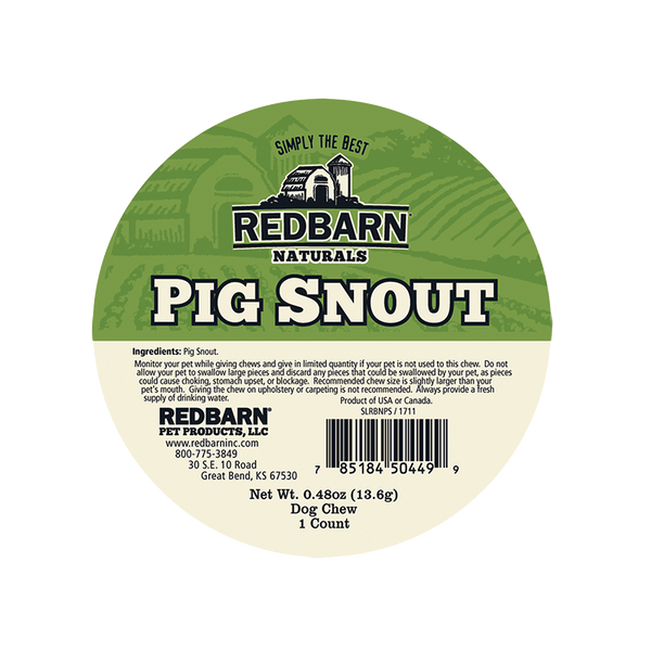 Redbarn Pig Snouts Dog Treats