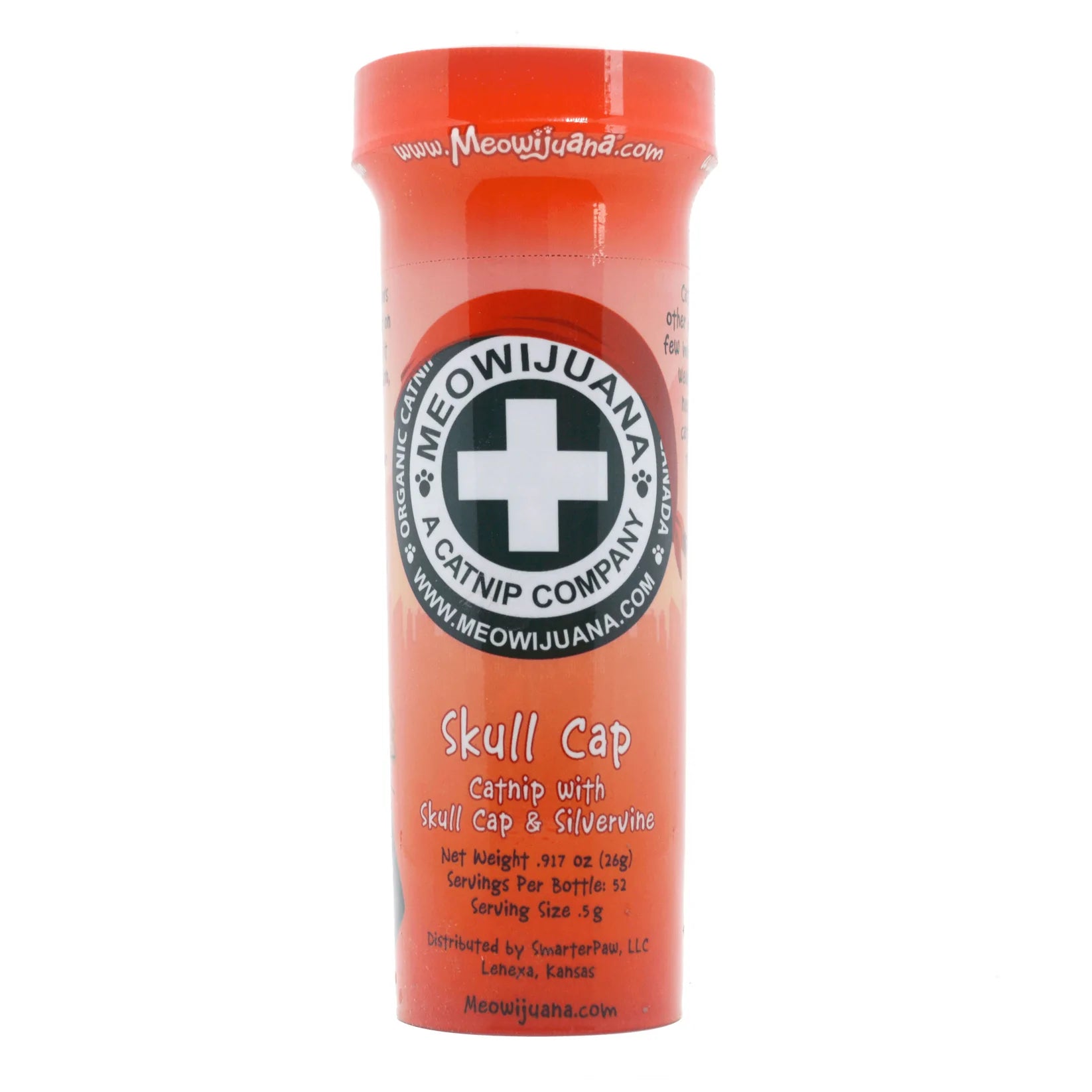 Meowijuana Skull Cap & Silvervine Blend Catnip