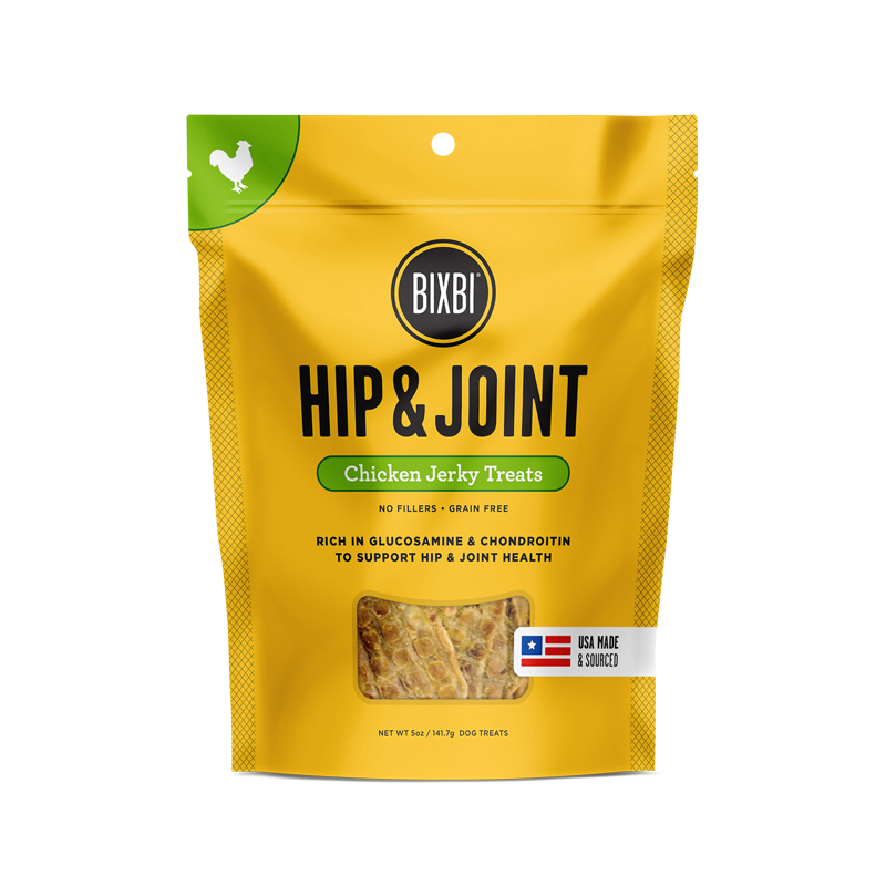 Bixbi Hip & Joint Jerky Chicken Dog Treats