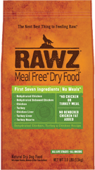 Rawz Dehydrated Chicken, Turkey & Chicken Dog Food