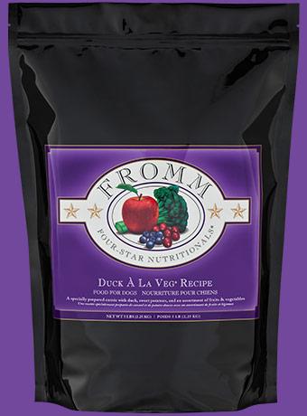 Fromm Four Star Duck A La Veg Recipe Dog Food