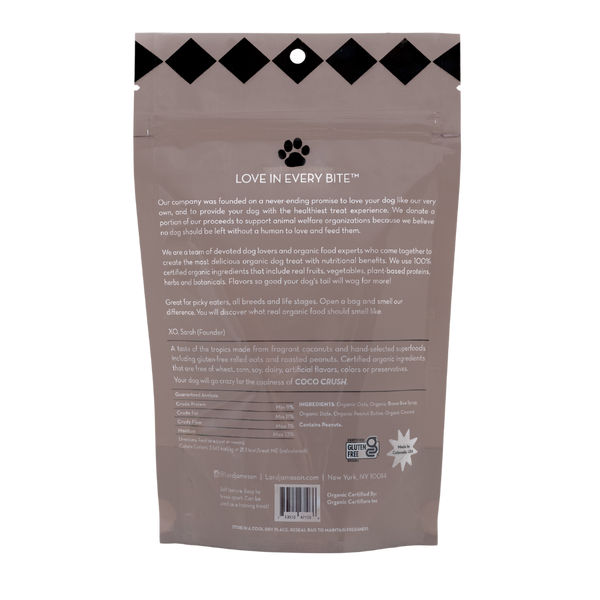 Lord Jameson Coco Crush Dog Treats