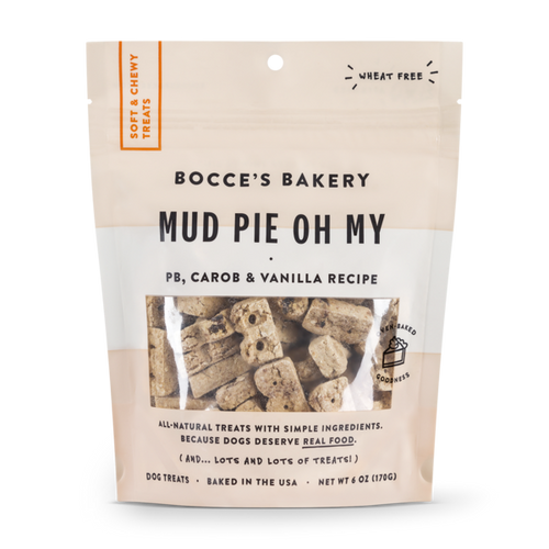 Bocce's Bakery Mud Pie Oh My Soft & Chewy Dog Treats