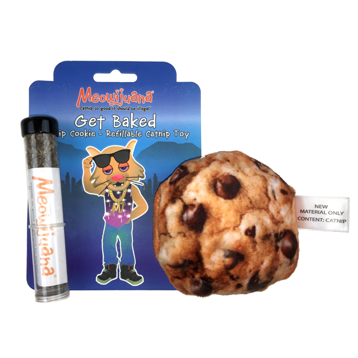 Meowijuana Get Baked Refilliable Cookie Cat Toy