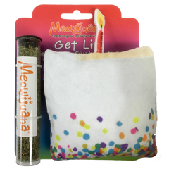 Meowijuana Get Lit Refillable Birthday Cake Cat Treats