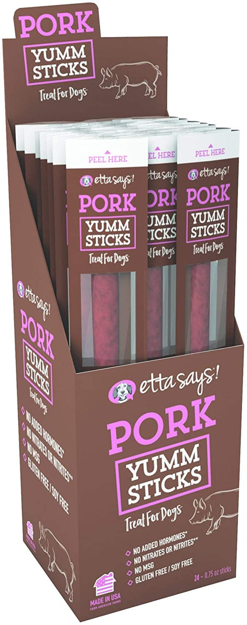 Etta Says! Pork Yumm Sticks Dog Treats