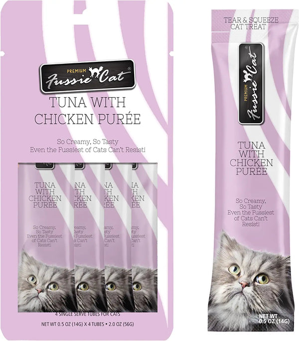 Fussie Cat Tuna with Chicken Puree Cat Food