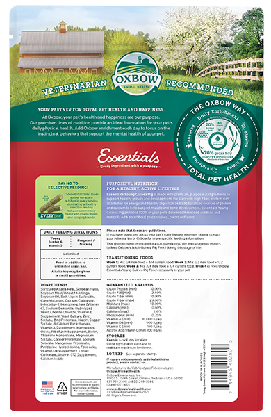 Oxbow Essentials Young Guinea Pig Food