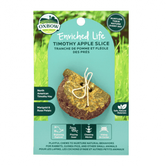 Oxbow Enriched Life Timothy Apple Slice Chew Toy for Small Animals