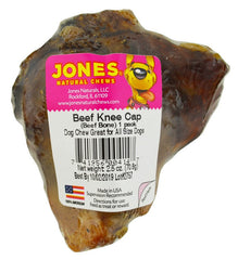 Jones Natural Chews Beef Knee Cap Dog Treat