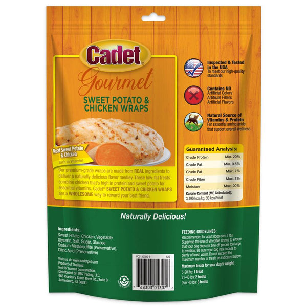 Cadet Gourmet Chicken & Sweet Potato Dog Treats