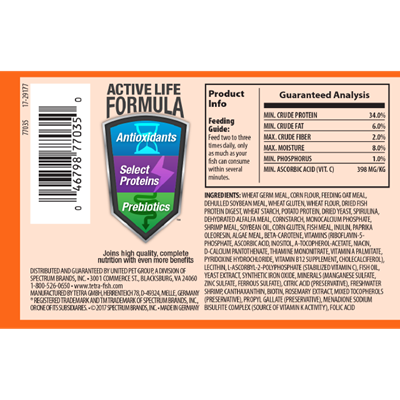 Tetra Goldfish Variety Fish Food