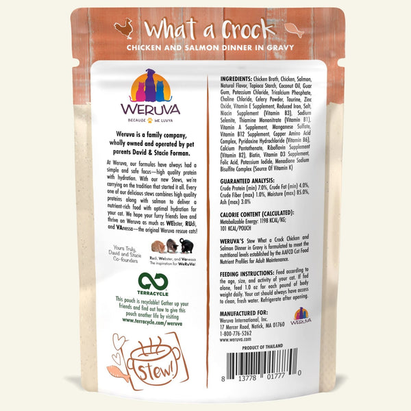 Weruva Stew! What A Crock Pouch Cat Food