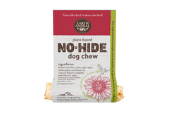 Earth Animal No-Meat No-Hide Plant-Based Wholesome Chews Beef Dog Treats