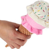 Petlou 10 Inch Ice Cream Plush Dog Toy