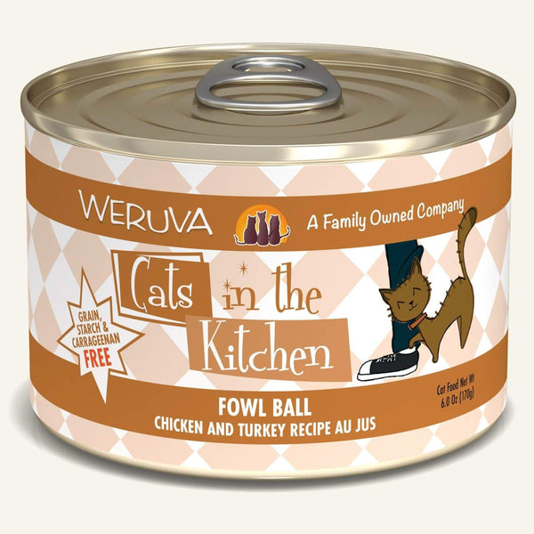 Weruva Cats in the Kitchen Fowl Ball Canned Cat Food