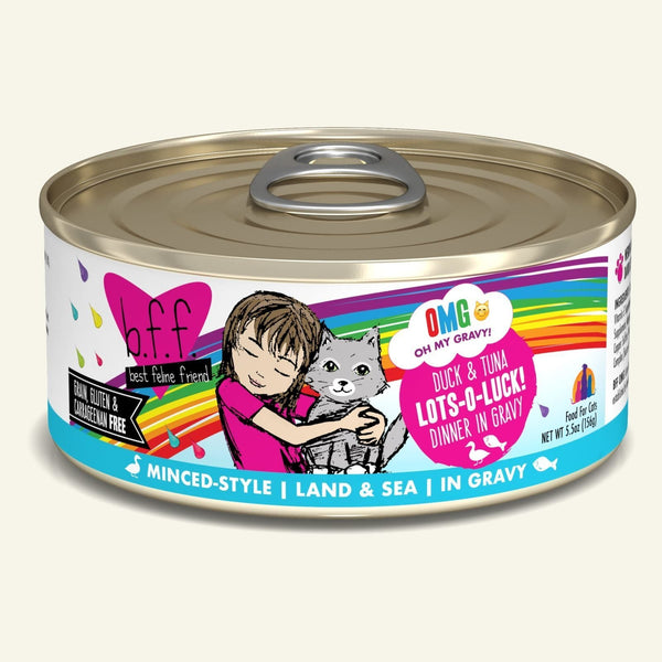 Weruva B.F.F. Omg! Duck & Tuna Lots-O-Luck! Canned Cat Food
