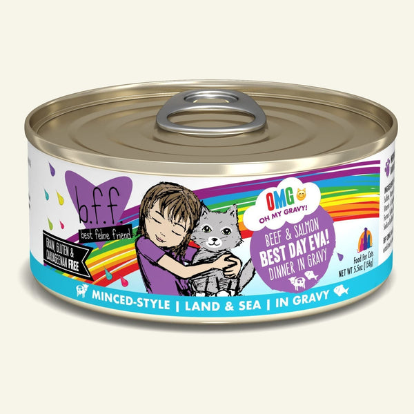 Weruva B.F.F. Omg! Beef & Salmon Best Day Eva! Canned Cat Food