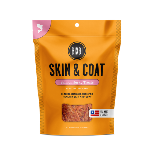 Bixbi Skin & Coat Jerky Salmon Dog Treats