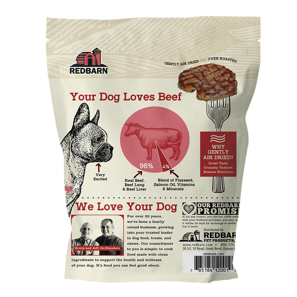 Redbarn Air Dried Beef Recipe Dog Food